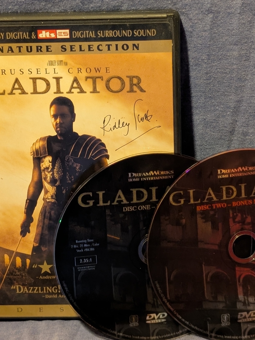 Gladiator DVD Set - Gladiator Discs with Case